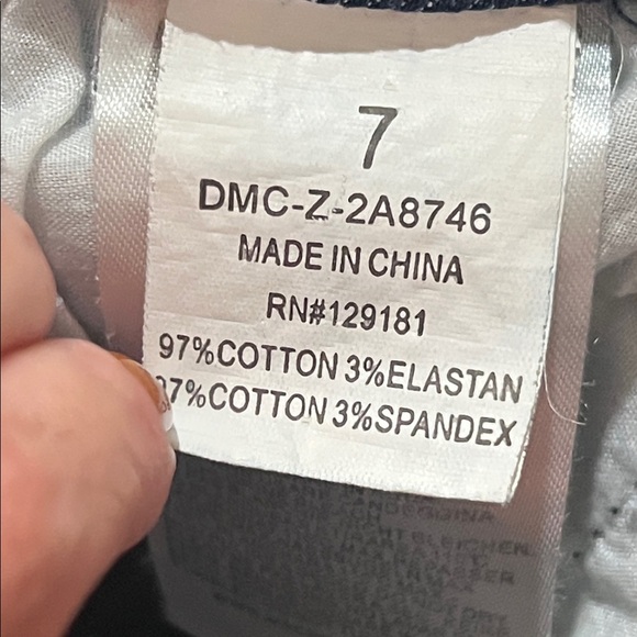 Boutique Jeans Nouvelle Mode Embroidered Boho Ankle Floral Patch Distressed - Picture 14 of 15